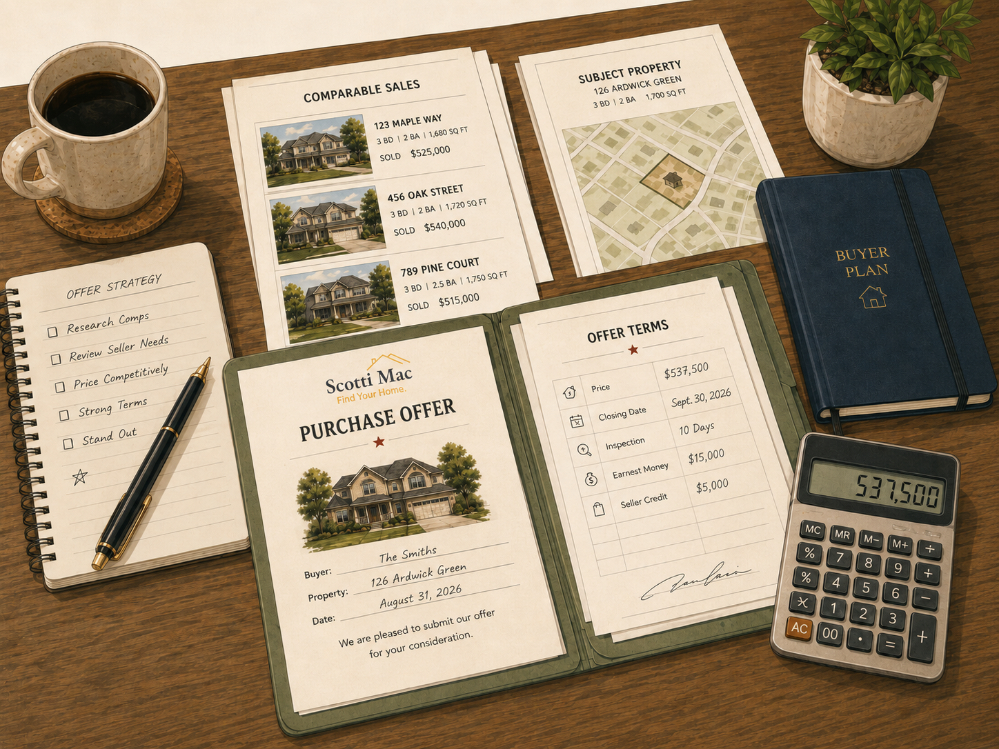 Purchase offer documents