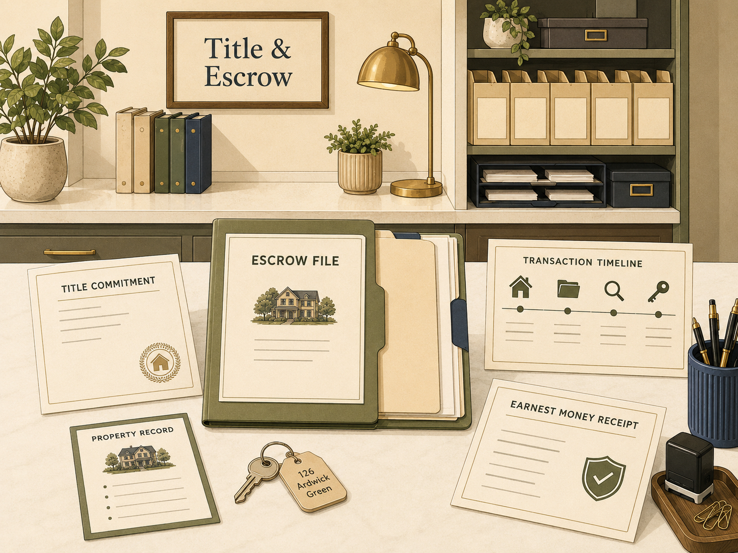 Title and escrow documents
