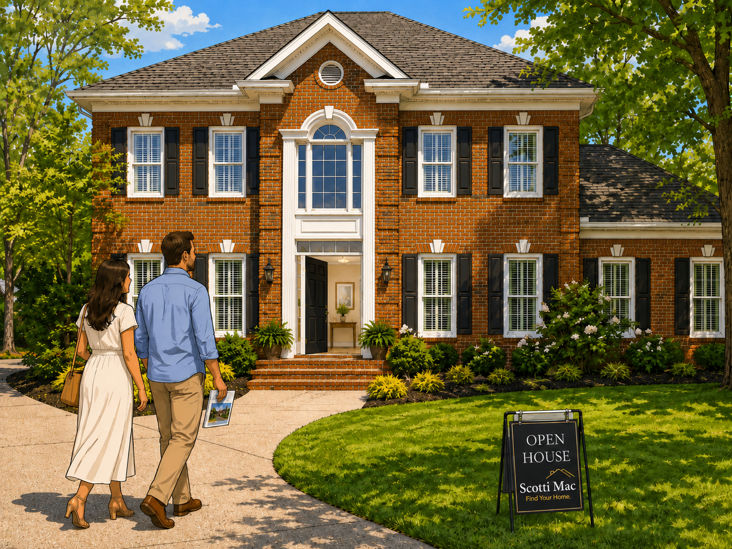 Welcoming home ready for showing